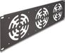 Delock 19 inch ventilatiepaneel | voor 3 case fans 120 x 120 mm | 3U | zwart