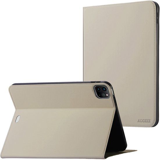 Accezz Classic Tablet Case voor de Apple iPad Pro 11 (2018/2020/2021/2022) / Air 5 (2022) / Air 4 (2020) - Greige