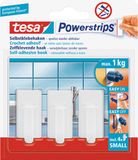 Tesa Powerstrips Haken Small - Wit - Kunststof - 6 Stuks