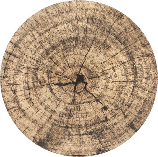 Atmosphera Houten placemats - Set van 4 - Kerst - 38 cm - Multi