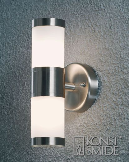 KONSTSMIDE 7592-000 Buitenlamp RVS Wit 23 cm