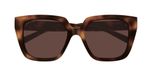 Gucci GG2102S Lunettes de Soleil Femme Havane Papillon Marron 54mm