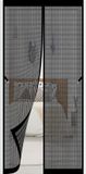 Rideau Magnétique Anti-Moustiques - Porte Moustiquaire - Garder les Insectes Dehors - Montage Facile Sans Percage - 100 x 210 cm - Noir
