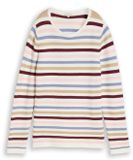 Tom Tailor - Gebreide trui van biologisch katoen - Maat L - Rosa Beige Plum