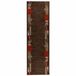 vidaXL Tapijtloper FLORNES Geweven Bruin 67 x 400 cm PP