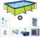 EXIT Toys EXIT Rechthoekig Lime Frame Zwembad - 300 x 200 x 65 cm - Inclusief Pomp