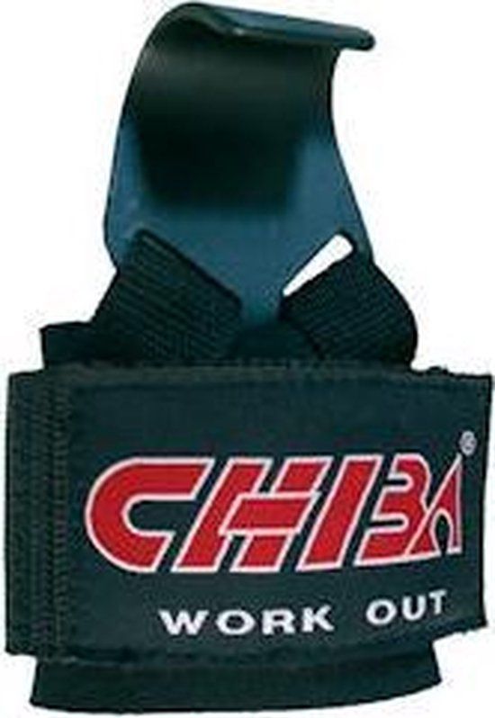 Chiba Lifting Straps Powerhook - Zwart - Max. 100 kg