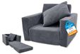 Omgoods - Chaise haute pliable avec coussin pour enfants