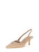 GUESS Yanno2 Sling Back HEELED damessandalen, NUDE, 41 EU