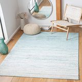 Safavieh Adirondack Collection ADR113 Vloerkleed, Aqua & Ivoor, 135 x 196 cm