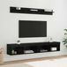 Maison Exclusive Ensemble de 5 étagères murales pour télévision, design exclusif, imitation bois chêne noir, matériau composite