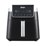 Ninja Airfryer Max Pro, 6,2 l, gebruikt geen olie, 1 grote vierkante lade, braden, bakken, airfryen, gezinsformaat, digitaal, bevroren bereiden, antiaanbak, vaatwasmachinebestendige mand en