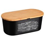 KESPER® Broodtrommel met bamboe snijplank