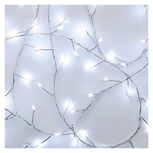 Emos Koudwitte LED Nano Lichtketting - 2,4 Meter - Batterij - Timer