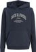 JACK & JONES JUNIOR JJEDENVER LOGO SWEAT HOOD SN JNR Jongens Trui Navy Blazer Maat 152