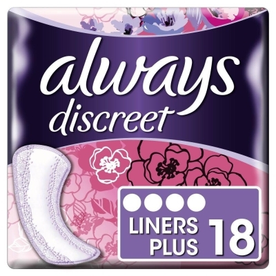 Always Discreet Incontinence Licht Liner Plus