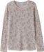 NAME IT NKFWANG WOOL NEEDLE LS TOP Meisjes Lange mouwen shirts Violet Ice 146/152