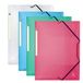 Elba 400066419 A4 2ndLife gerecycled polypropyleen 3-flap map - diverse kleuren (Pack van 4)