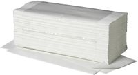 Fripa 20x 250 Blad Handdoekjes V-vouw 23 cm x 25 cm hoogwit Zigzag 1-laags