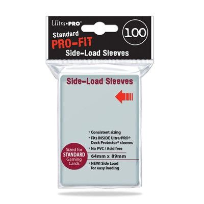 Ultra Pro Sleeves Fit Clear Standard Side Load - 0074427846497