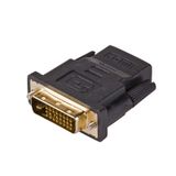 Akyga Adaptateur AK-AD-41 DVI-D Double lien M - HDMI F noir