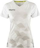 Craft Premier Fade Shirt Korte Mouw Dames - Wit | Maat: XXL
