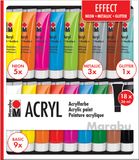 Marabu acrylverf set 'EFFECT', 18 x 36 ml