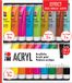 Marabu acrylverf set 'EFFECT', 18 x 36 ml