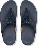 FitFlop Lulu Glitter Teenslippers Dames - Donkerblauw - Maat 41