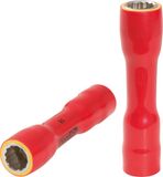 KS TOOLS 3/8" Stecknuss mit Schutzisolierung, XL, 17mm