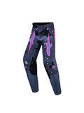 Alpinestars Fluid Lone Jeugd motocrossbroeken - Grijs/paars - Maat 28