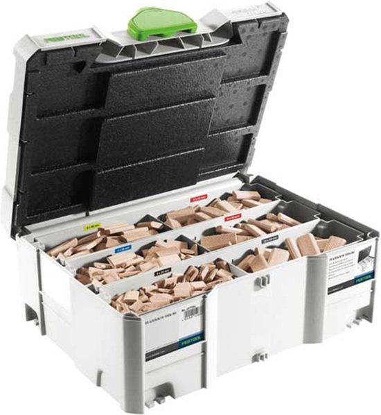 Festool 498899 DS 4/5/6/8/10 1060x BU Beuken domino's assortiment