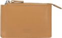 JOST Leren sleutelgeval kaarthouder Arva Card & Key Wallet Latte Lichtbruin