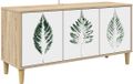 vidaXL Tv-meubel HANAU 102 x 33 x 50 cm Sonoma Bewerkt hout