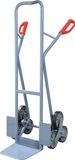 Promat/Tecwerk Trapsteekwagen | hoogte 1300 mm schep-mt. L250xB320mm | stalen buis 3armige wielster | volledig rubberen wielen - 9000443160
