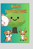 Cute Animals Coloring Book for Kids Ages 3-7