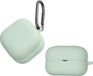 kwmobile Hoes geschikt voor Sony LinkBuds Clip WF-LC900 - Siliconen cover voor oordopjes in matcha groen