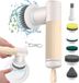 Power Spin Scrubber manuel avec 6 têtes de brosse interchangeables