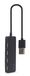 Gembird UHB-U2P4-06 USB 2.0 Hub, 4 poorten, 480 Mbit/s, Zwart