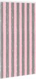 vidaXL Insectengordijn Chenille Zilvergrijs en Roze 118 x 220 cm