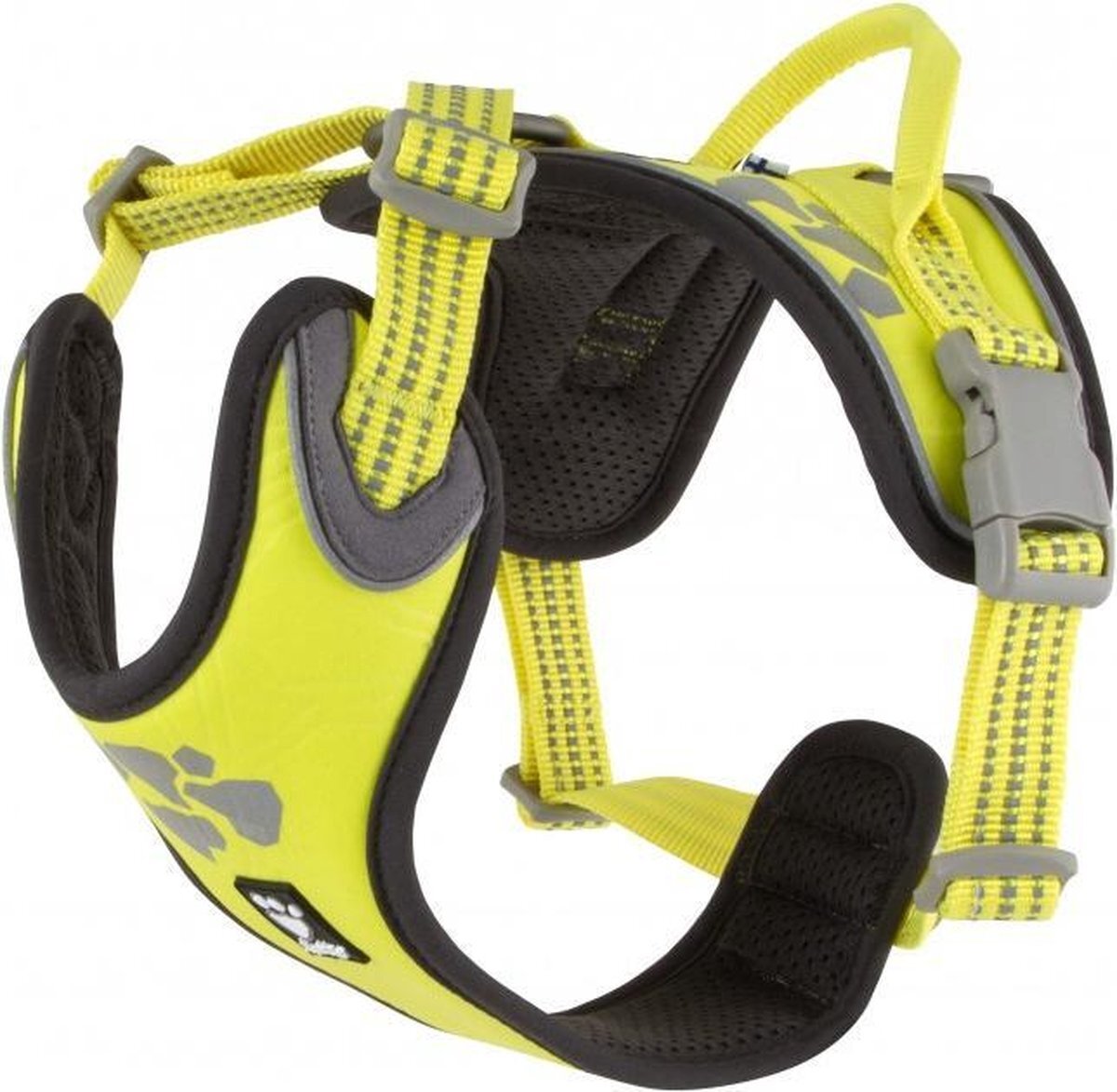 Hurtta Weekend Warrior Harness hondentuigje Neon geel 80/100 L/XL