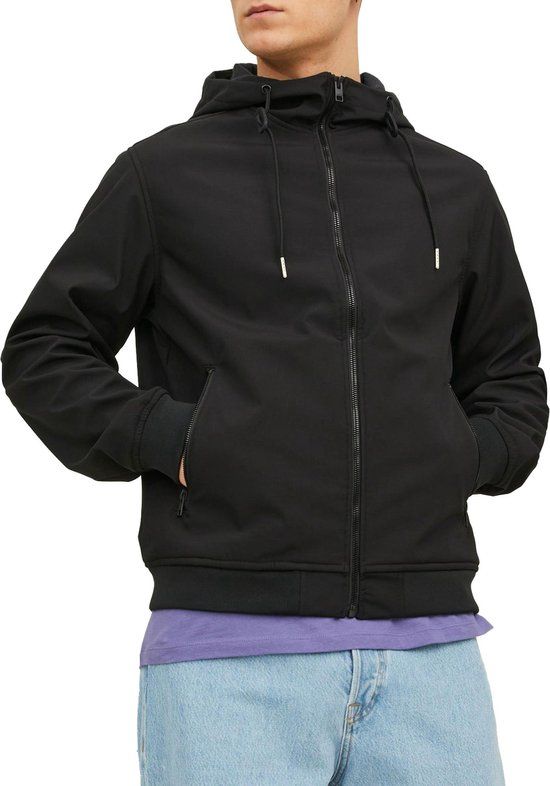JACK&JONES JJEBASIC SOFTSHELL HOOD NOOS Heren Jas - Maat XXL