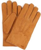 Hestra Handschoen Bernard Cork Suede Cognac - Maat 10 - Heren