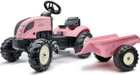 Falk Tracteur Country Farmer Set Rose 2+
