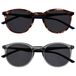 Opulize Met 2 Stuks Groot Mannen Vrouwen Bruin Blauw Grijs Zwart Armen Zon Lezers Leesbril UV400 SS60-27 +3,50