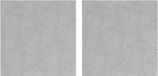 vidaXL - Trapmatten - 2 stuks - 40 x 40 cm - Zilver - Aluminium