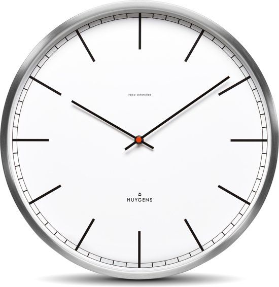 Huygens One Index wandklok - wit