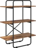 vidaXL Boekenplank 3-laags 60 x 35 x 105 cm PB Eikenhout
