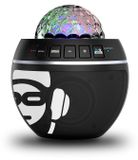Enceinte Bluetooth - 40 W - Noir - Avec microphone et éclairage - Pour fêtes et soirées