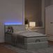 Maison Exclusive - Cadre de lit ottoman et matelas gris clair 90x190 cm velours